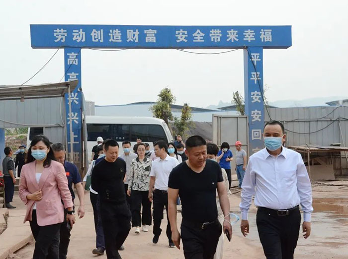 内江市政协委员会莅临新利体育luck18(中国)实业项目调研