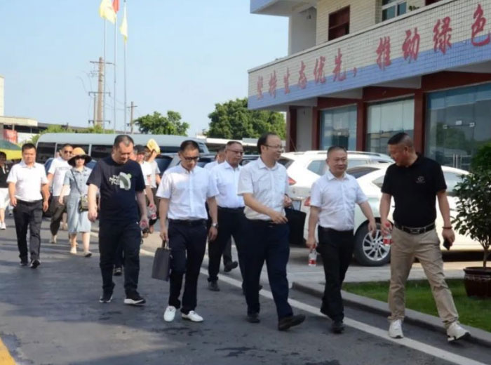 叙永县委常委申刚一行莅临新利体育luck18(中国)集团总部基地调研